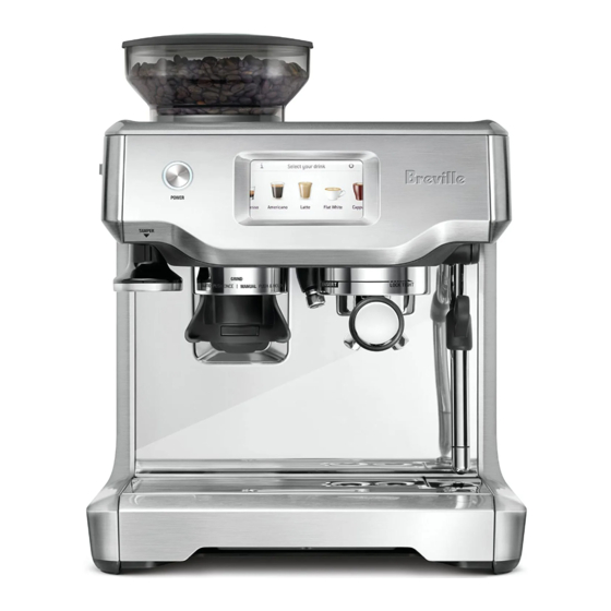 BREVILLE BARISTA TOUCH INSTRUCTION BOOK Pdf Download ManualsLib