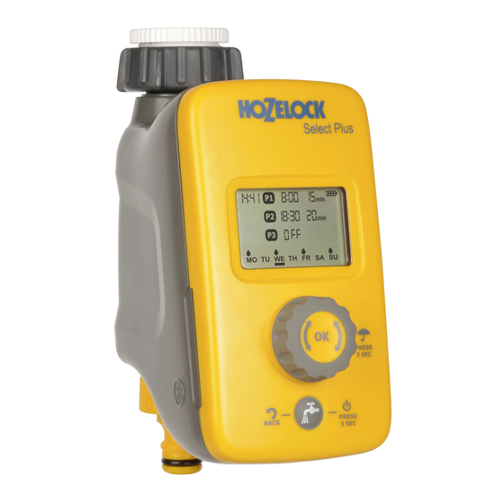 HOZELOCK SELECT PLUS 2224 MANUAL Pdf Download ManualsLib