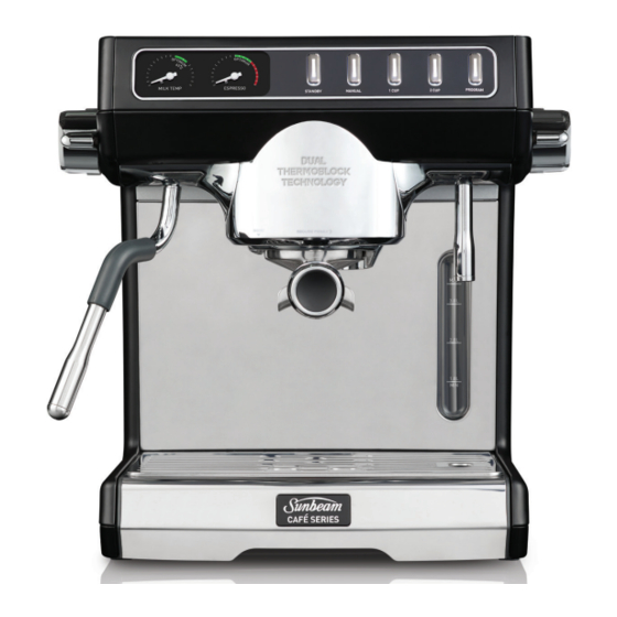 SUNBEAM CAFE DUO USER MANUAL Pdf Download ManualsLib