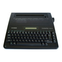 Casio CW-16 Instruction Manual