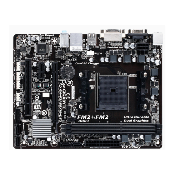 Gigabyte GA-F2A88XM-DS2 User Manual