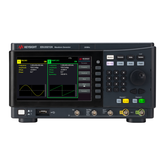 KEYSIGHT TECHNOLOGIES EDU33210 SERIES SERVICE MANUAL Pdf Download