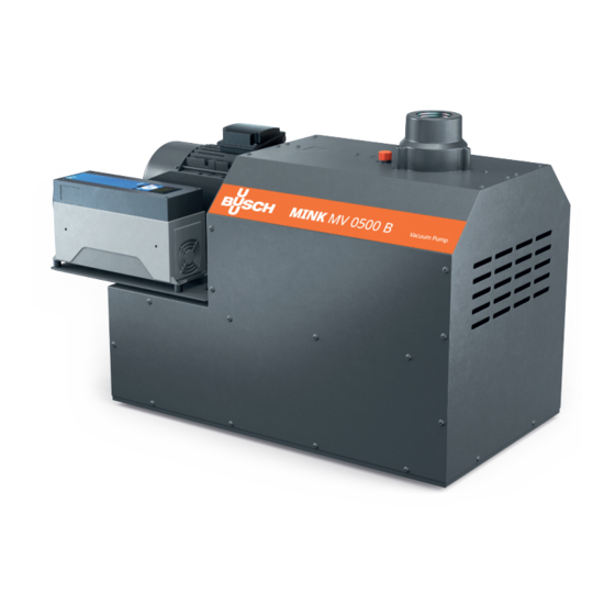 BUSCH MINK MV 0500 B INSTRUCTION MANUAL Pdf Download ManualsLib