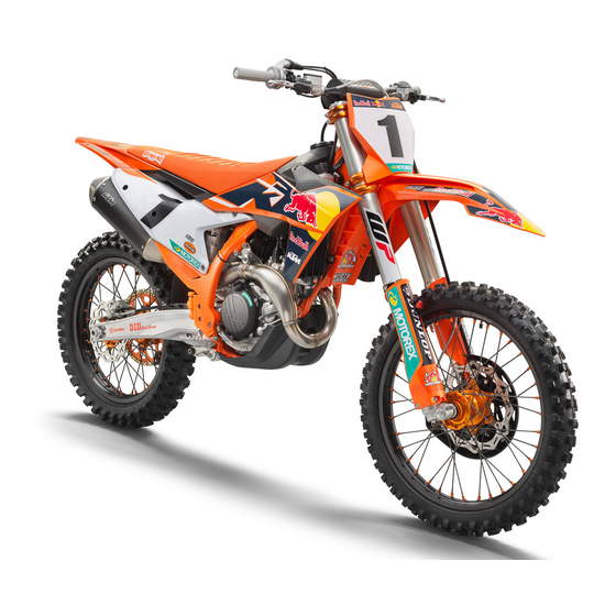 KTM 450 SX-F FACTORY EDITION OWNER'S MANUAL Pdf Download | ManualsLib