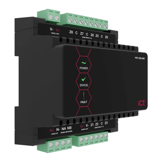 ICT PRT-ZX8-DIN INSTALLATION MANUAL Pdf Download | ManualsLib