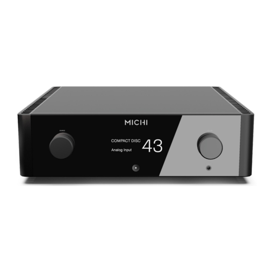 Michi P5 2 Series Owner's Manual