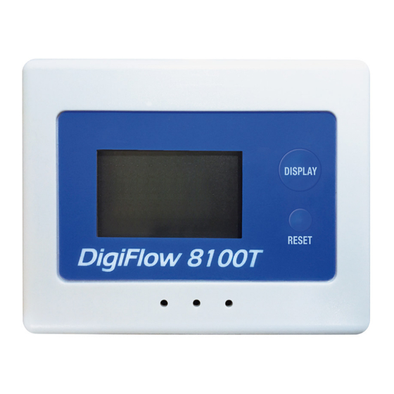 Caple DigiFlow 8100T Installation Information