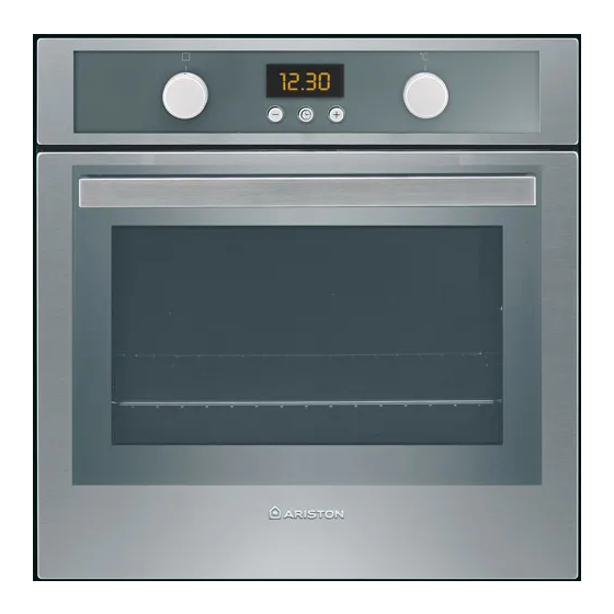 Ariston F73 C.2 AUS Operating Instructions Manual