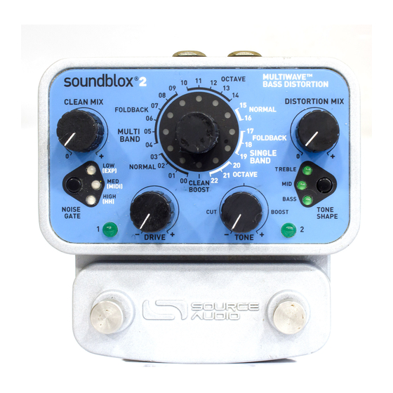 Source Audio Soundblox 2 User Manual