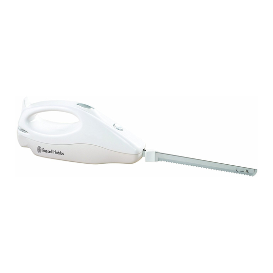 Russell Hobbs CARVING KNIFE Instructions Manual