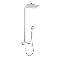 Hans Grohe Raindance Select Showerpipe 27112000 Instructions For Use/Assembly Instructions