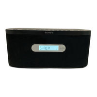 Sony AIRSA20PK - S-AIR iPod Dock Operating Instructions