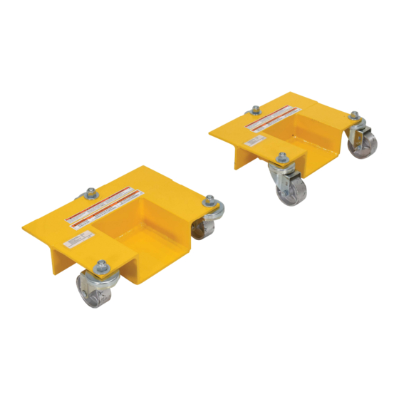 Vestil PRRJ-DOL Quick Start Manual