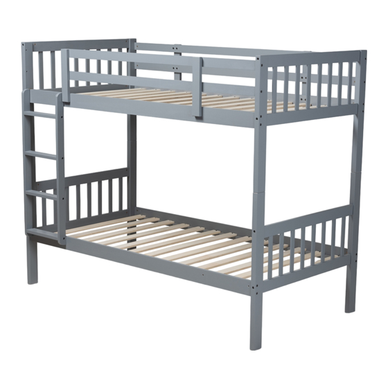 WHOLESALE BEDS TWIN BUNK BED MG0045 ASSEMBLY INSTRUCTIONS MANUAL Pdf ...