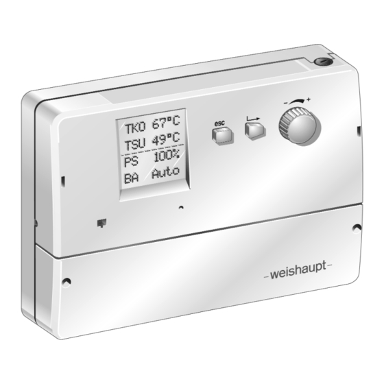 WEISHAUPT WRSOL 1.0 INSTALLATION AND OPERATING INSTRUCTIONS MANUAL Pdf ...