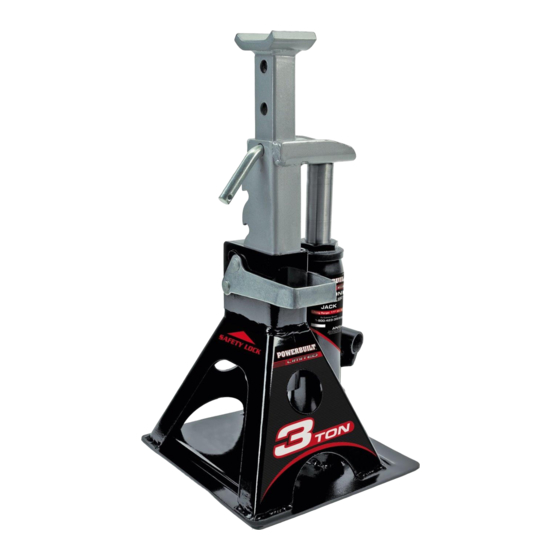 POWERBUILT 640912 OPERATING AND MAINTENANCE INSTRUCTION MANUAL Pdf