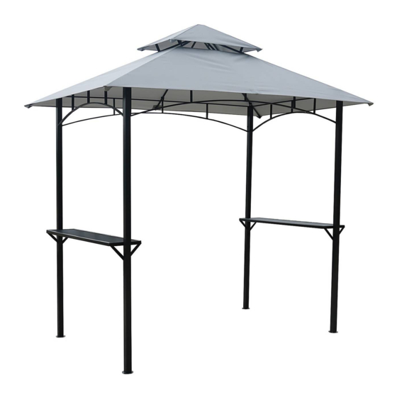 HOMEBASE BBQ GAZEBO INSTRUCTION MANUAL Pdf Download | ManualsLib