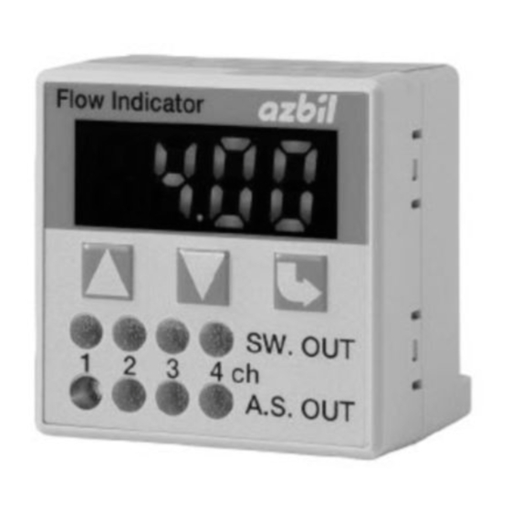 AZBIL MCW400A100 USER MANUAL Pdf Download ManualsLib