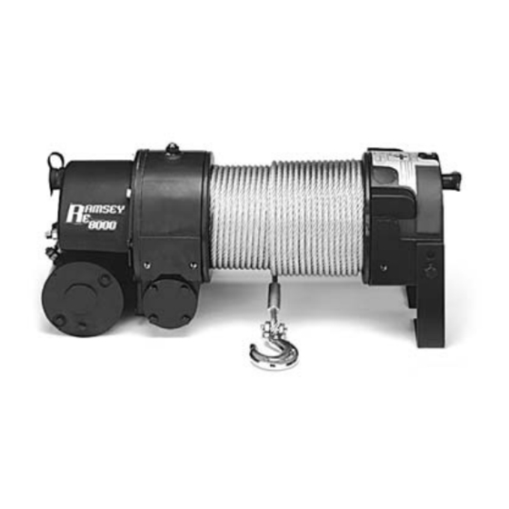 RAMSEY WINCH RE 8000 OWNER'S MANUAL Pdf Download ManualsLib