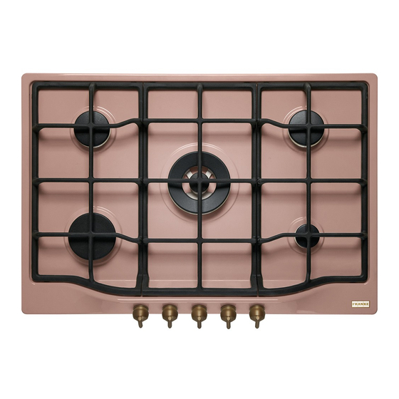 FRANKE FHCL 604 3G TC INSTALLATION AND USER MANUAL Pdf Download