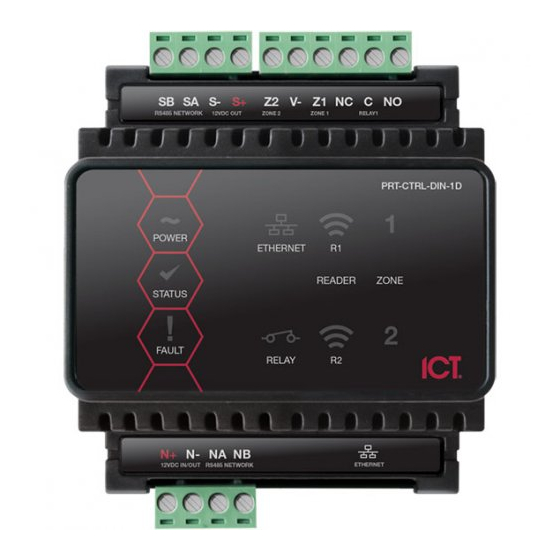 ICT Protege GX PRT-CTRL-DIN-1D Installation Manual
