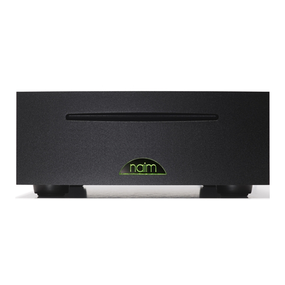 NAIM UNITISERVE-SSD HARD DISK PLAYER Reference Manual