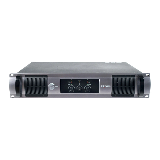 PROEL HP-D 1000 Manual