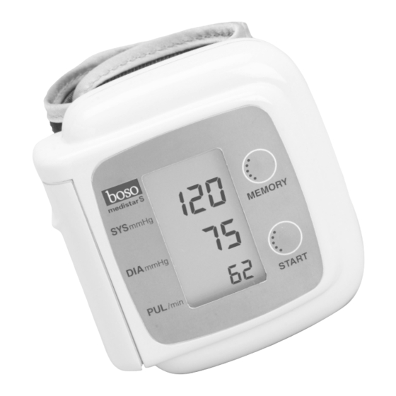 boso MEDISTAR S User Instructions