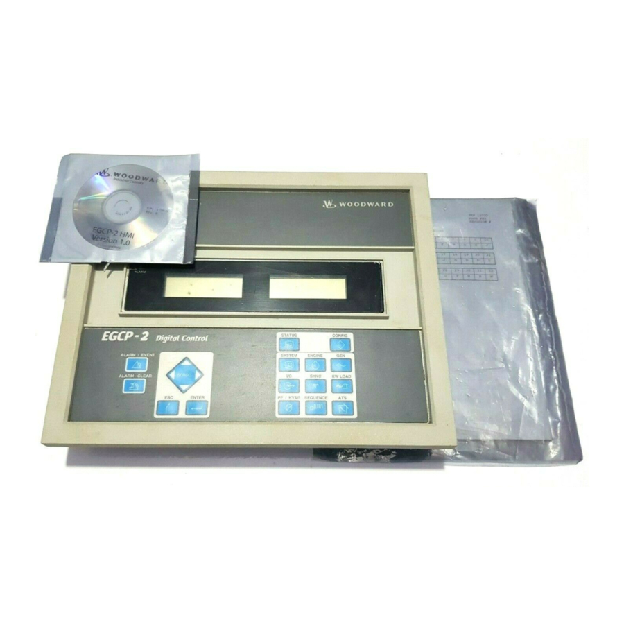 Woodward EGCP-2 Installation And Operation Manual