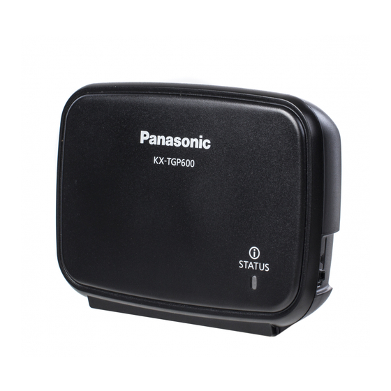 Panasonic KX-TGP600 Manual