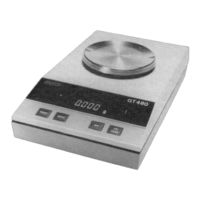 OHAUS GT 410 Directions For Use And Instructions For Installation