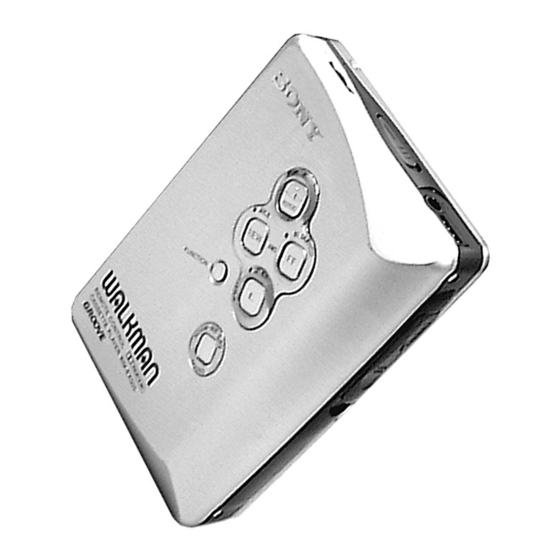 Sony Walkman WM-EX505 Operating Instructions