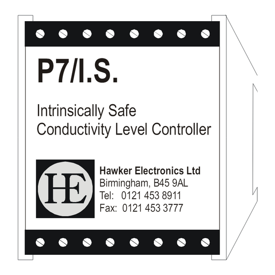 Hawker P7/I.S. Operating And Installation Instructions