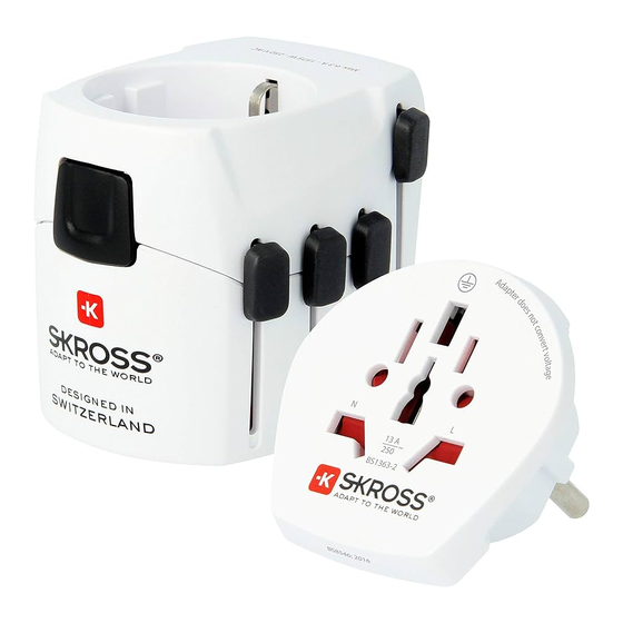 Skross World Adapter Pro User Manual