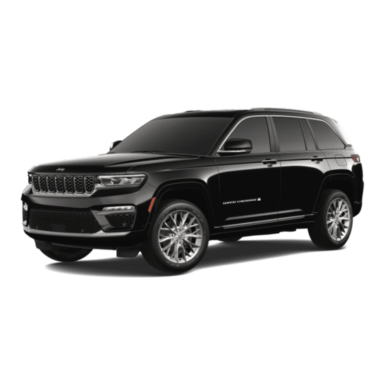 Jeep GRAND CHEROKEE 2023 Owner's Manual