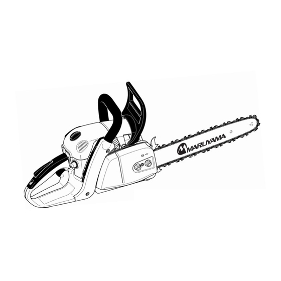 Maruyama MCV42 Operator's And Safety Manual