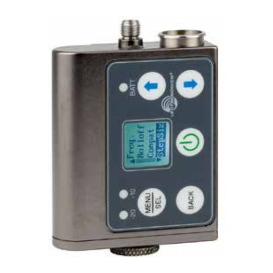 Lectrosonics SMWB/E06 Instruction Manual