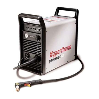 Hypertherm powermax900 Manuals