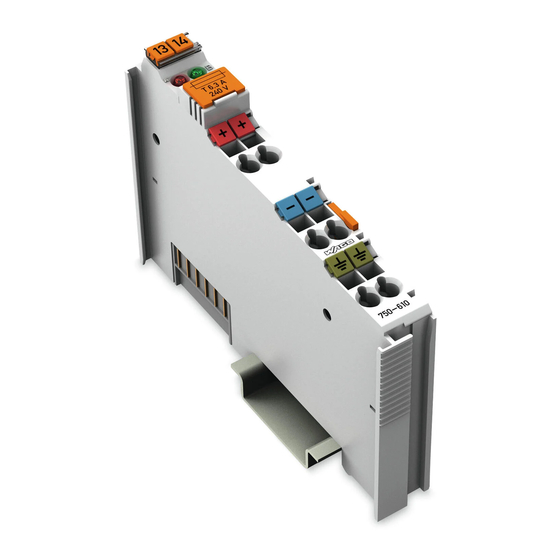 WAGO I/O-SYSTEM 750 Series Manual