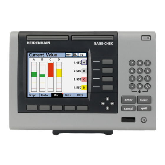 HEIDENHAIN ND 2100G GAGE-CHEK Installation Instructions Manual