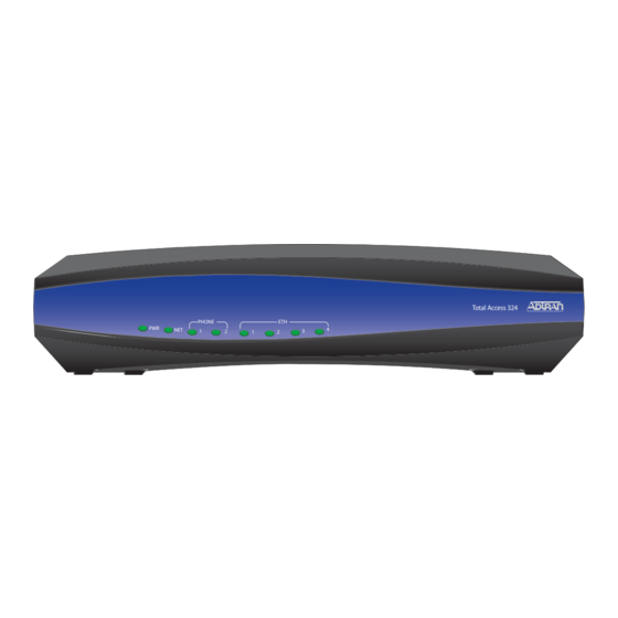 ADTRAN Total Access 300 Series Installation And Maintenance Manual