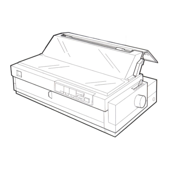 Epson LQ-2180 Quick Reference Manual