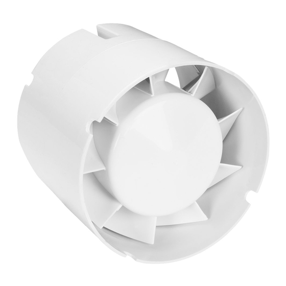 User Manuals: Anslut 012894 Pipe Fan