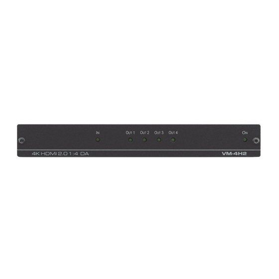 Kramer VM-4UHD User Manual
