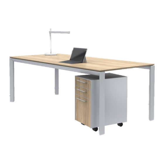 Watson Desking Miro Conference MCVSQR Series Product Installation