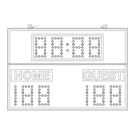 Everbrite Electronics All American Scoreboards MP-2206 Operating Instructions And Service Manual