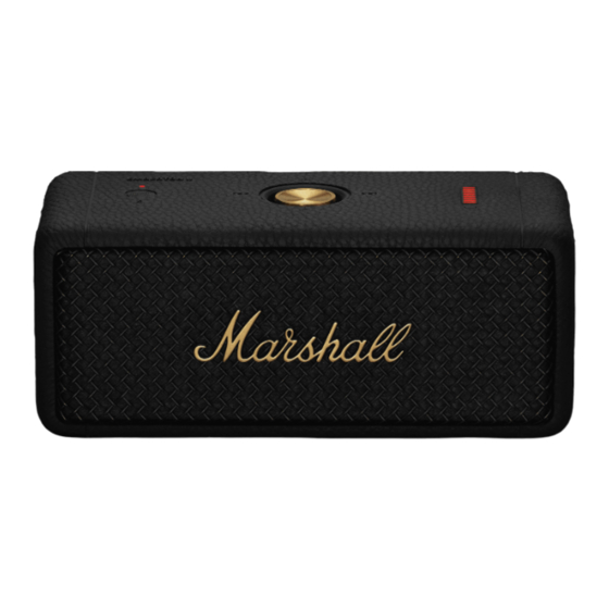 MARSHALL AMPLIFICATION EMBERTON II ONLINE MANUAL Pdf Download | ManualsLib