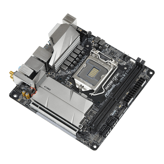 ASROCK H470M-ITX/ac User Manual