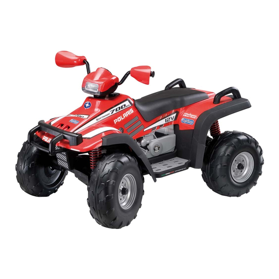Peg-Perego POLARIS TRAIL BOSS IGOD0052 Use And Care Manual