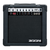 Zoom modeling amp FIRE-15 Operation Manual